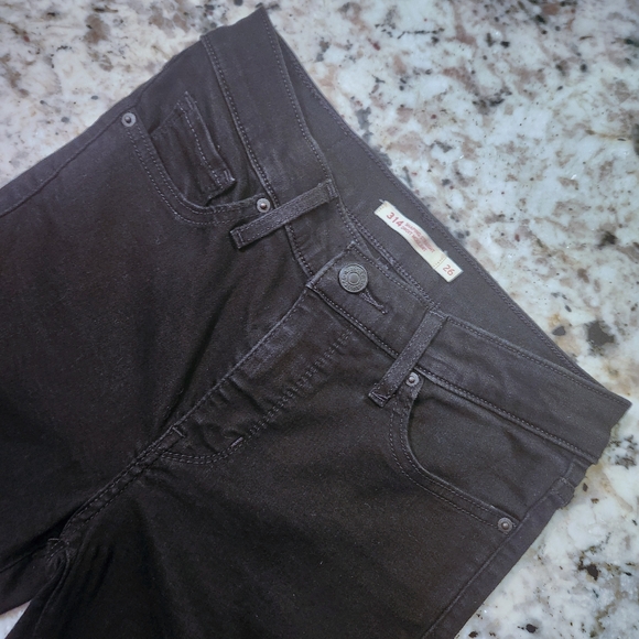 Levi’s 312 Shaping Straight Black Size 26 - Picture 4 of 9